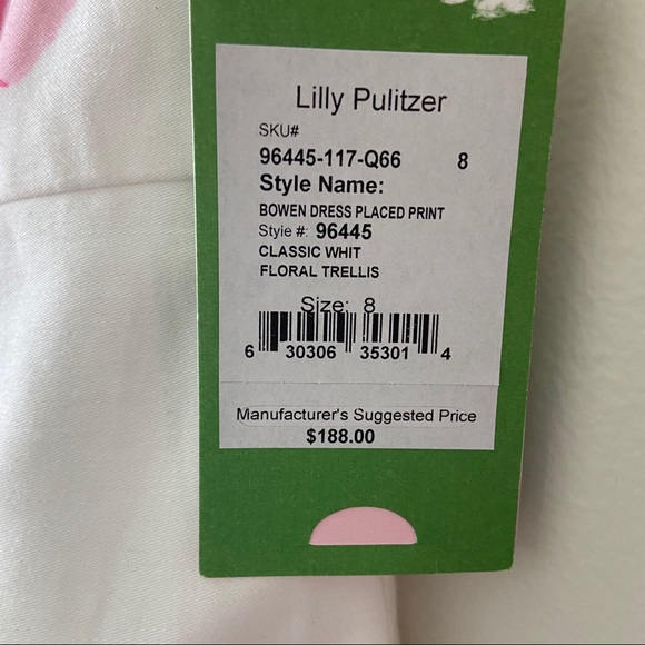 Lilly Bowen Strapless Dress 8 NWT - Picture 4 of 4